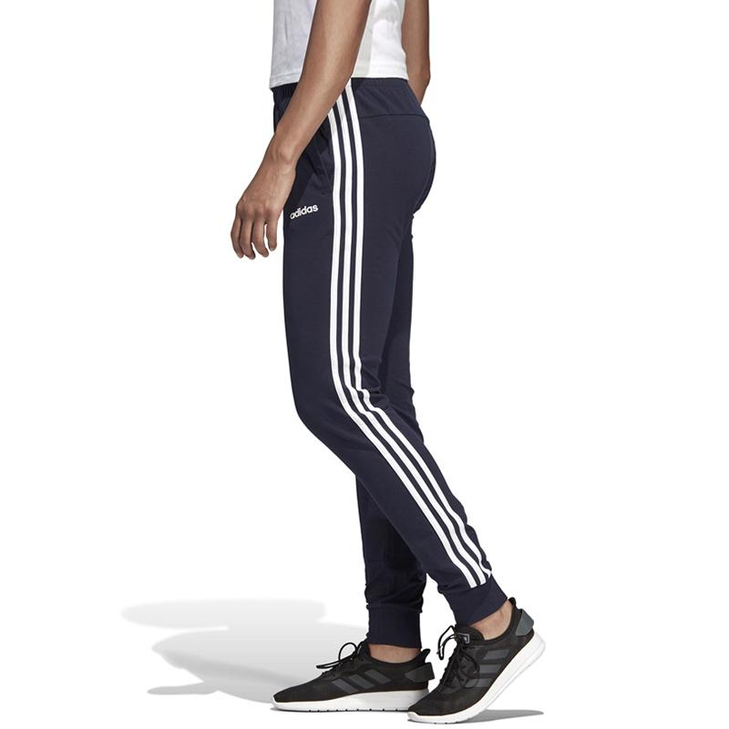 adidas WE 3S Pant Sj Повседневные спортивные зауженные трикотажные брюки женские брюки Legendary-Ink-Blue DU0690
