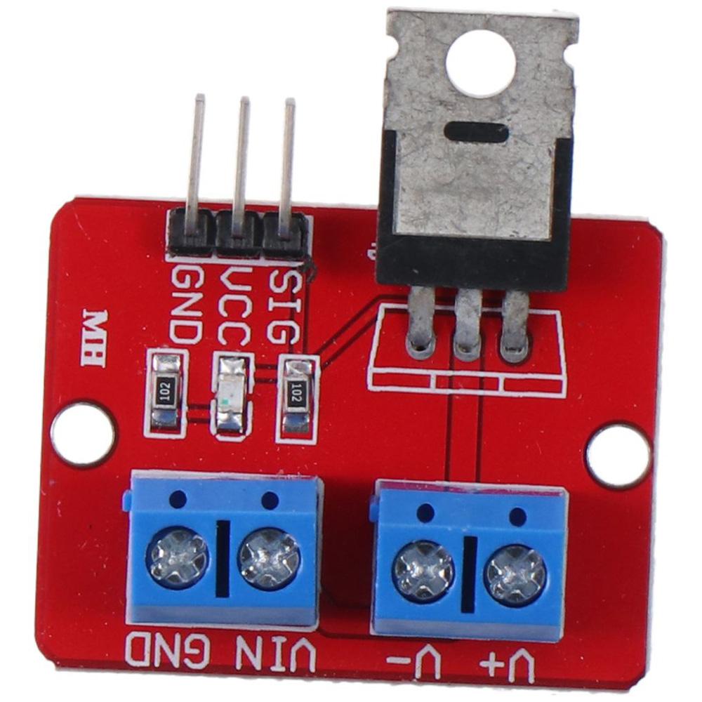 5 шт. IRF520 MOSFET красный Микроконтроллер irf520 mosfet Кнопочный драйвер для Arduino MCU ARM Arduino
