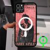 Чехол с магнитом для iPhone 17 16 14 13 12 11 15 Pro Max Plus, чехол для телефона с поддержкой беспроводной зарядки, с изображением поп-певца Гарри Стайлса