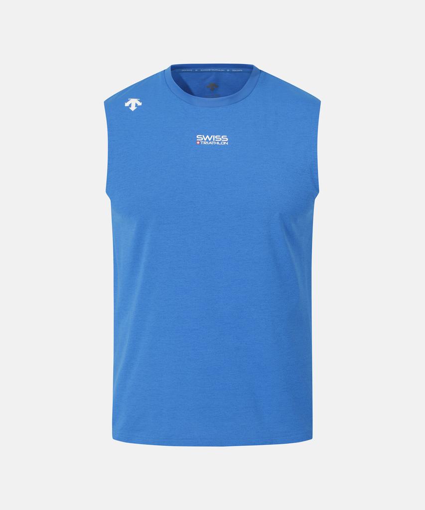 DESCENTE Swiss Triathlon Sleeveless Blue Sr221Ist53 (B Type)