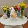 Resin Doctor Nurse Gnomes Figurine with Stethoscope Collectible Sculpture Thanksgiving Nurses Day Gift For Hospital