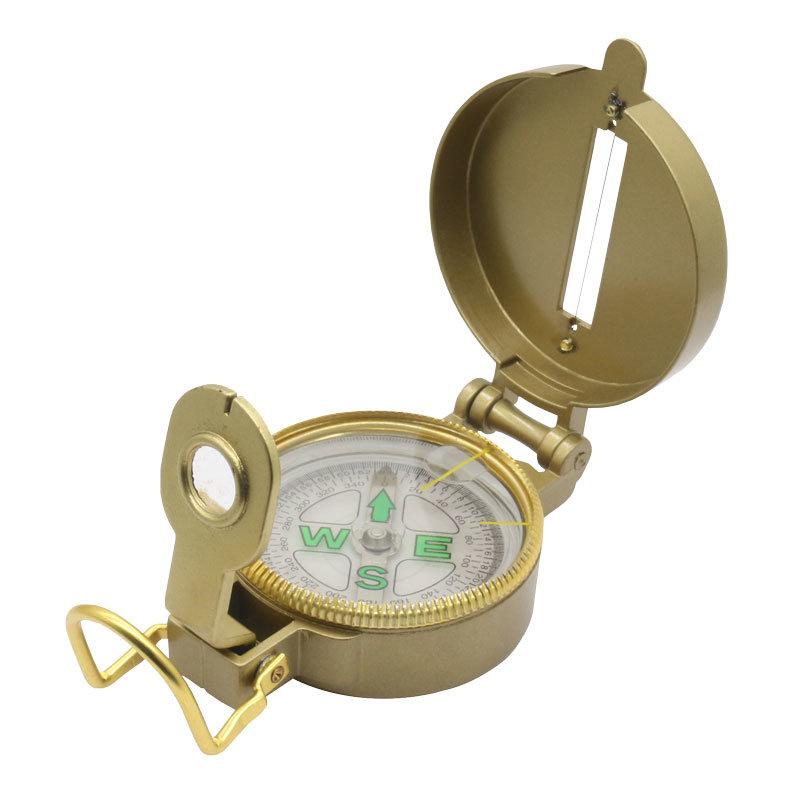 Directional Compass, Zamo, Vintage Look, Accurate, With Magnifier, Diameter 45Mm, Gold Color