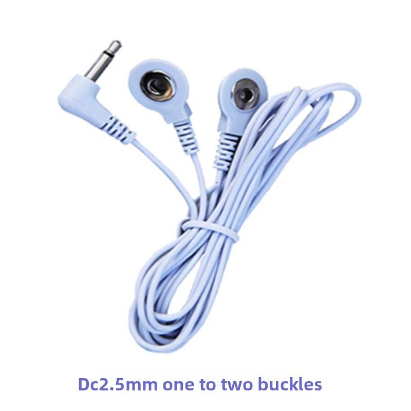 Массажный выходной шнур с застежкой 2,5 головки Шнур-застежка один-к-двум, Электродный шнур-застежка Импульсный электродный шнур-застежка