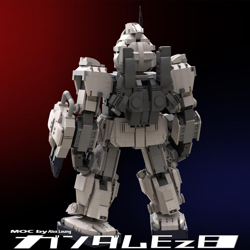 Строительный блок M, совместимый с Lego 90381, для боевого робота Ez-8, творческая сборка, большой орнамент