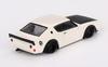 MINI GT scale Nissan Skyline Kenmeri Liberty Walk White Finished Product 1/64 (Right-Hand Drive)