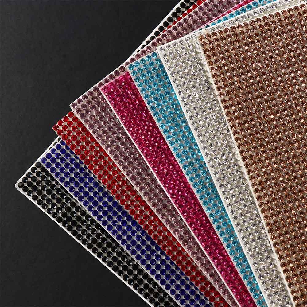 Многоцветные блестящие блестящие хрустальные стразы наклейки подарочные украшения наклейки с драгоценными камнями наклейки для украшения автомобиля