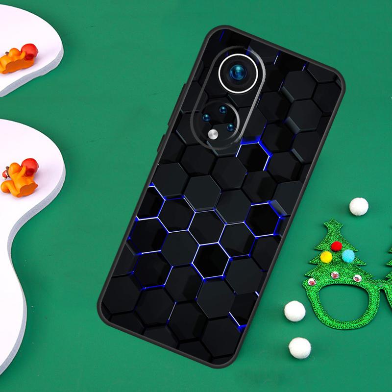 3D Шестиугольный Чехол для Honor Magic 7 5 6 Lite 50 70 90 200 Pro X9c X9b X9a X8a X7a X6a X8 X9 X8b