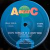 12-дюймовая пластинка GINO CARIA - Don Forget It I Love You Abeat1028 A.Beat-C. 1991 Италия Танцевальная и Электронная Б/У