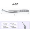 NATUHANA Professional Eyelash Tweezers High Precision Volume Lash Tweezers Stainless Steel False Eyelash Applicator Makeup Tools
