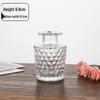 Small French Retro Glass Hydroponic Vase for Home Decor