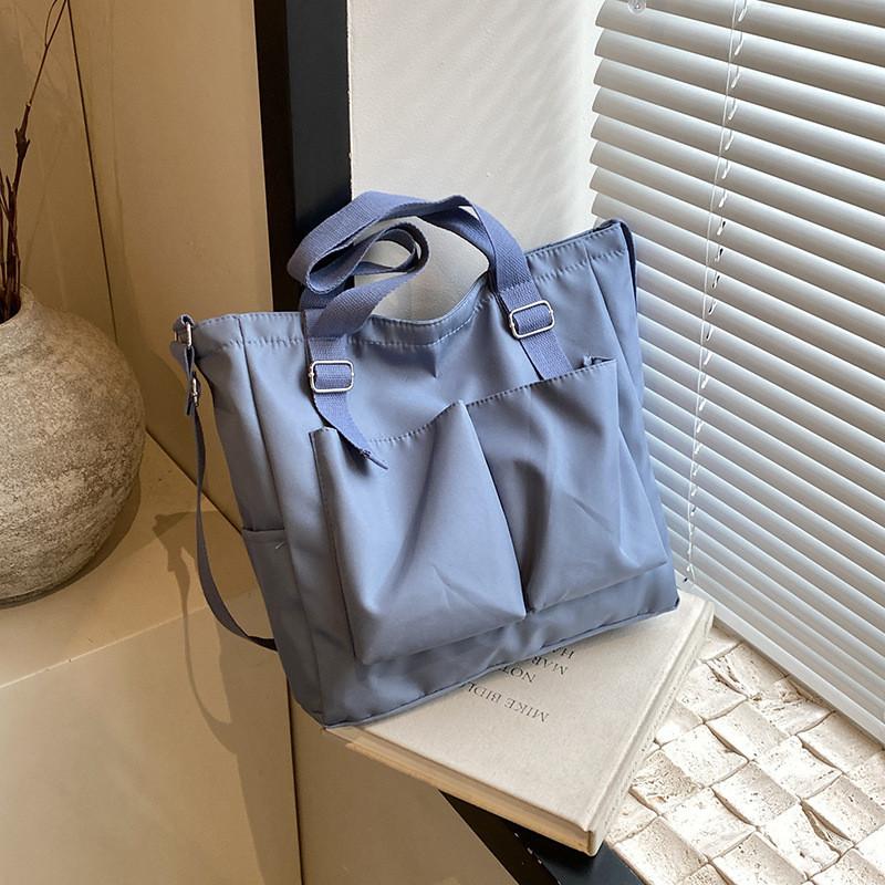 Fashionable Women's Oxford Cloth Crossbody Bag 2024 Summer Style Large Capacity Student Tote