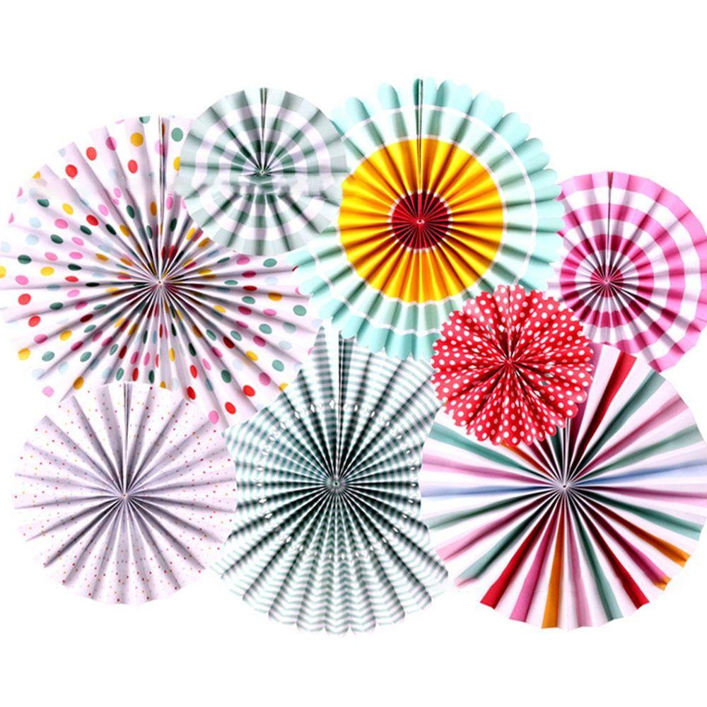 Decor Supplies Birthday Party Decor Tissue Paper Wedding Fans Flower Paper Crafts Paper Fan Flowers