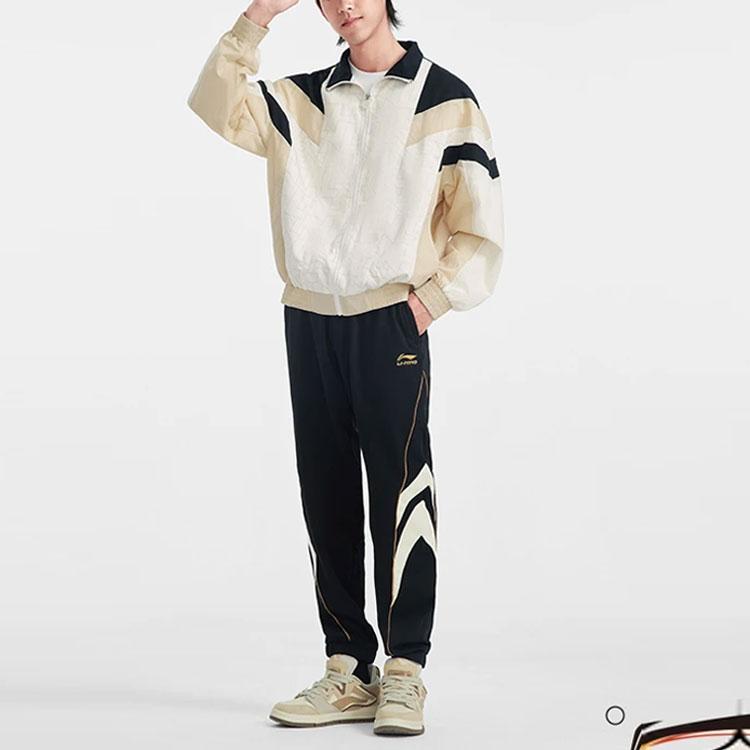 Li Ning Куртка унисекс из коллекции Sports Life, цвет экрю, AJDT015-2