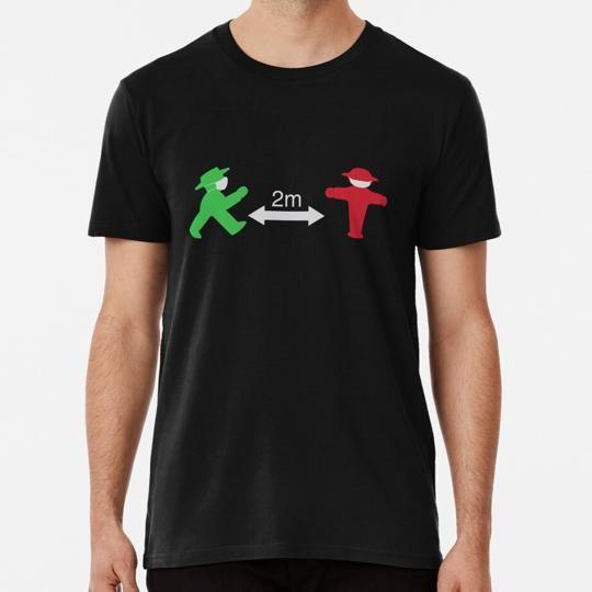 Ampelmannchen With Mask S to 5XL Made in the USA T-Shirt