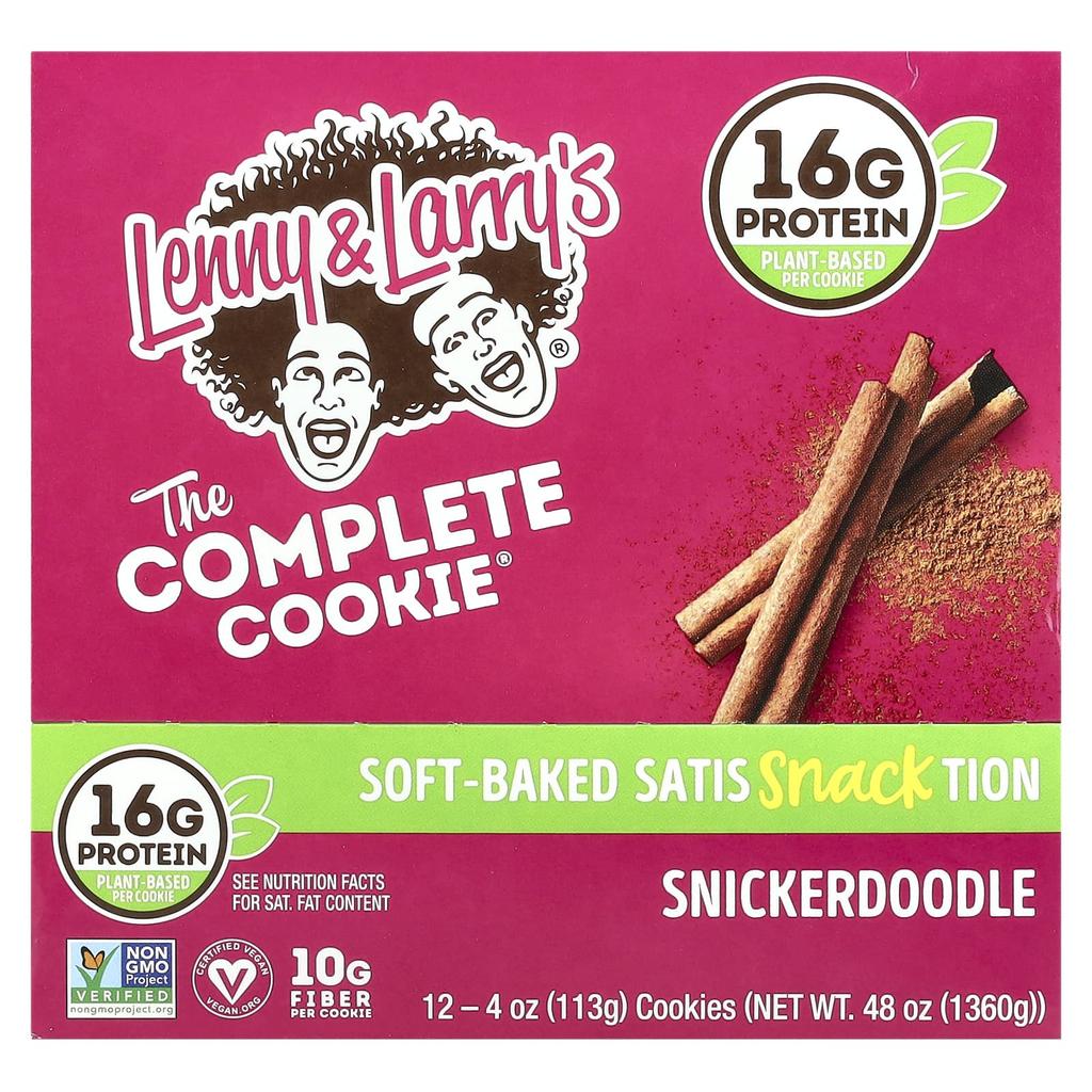 Lenny & Larry's The Complete Cookie®, Snickerdoodles, 12-Count, 113G (4Oz) Each