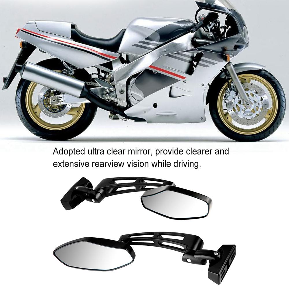 2Pcs Motorcycle Modified Racing Rearview Mirror Side Mirrors for Suzuki Kawasaki