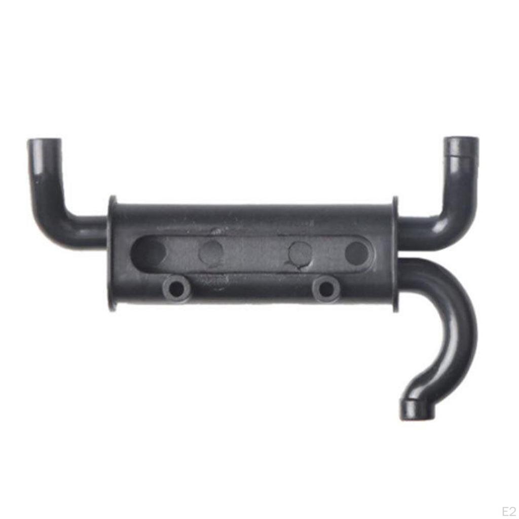 Black Dual Exhaust for Axial SCX10 RC Crawler Upgrades