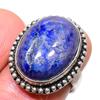 Lapis Lazuli Handmade 925 Sterling Silver Jewelry Ring Size 7 W9q22