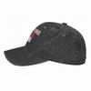 Unisex Adult Singapore Flag Singaporean Charcoal Washed Denim Baseball Cap Unisex Classic Vintage Cotton Dad Trucker Hat