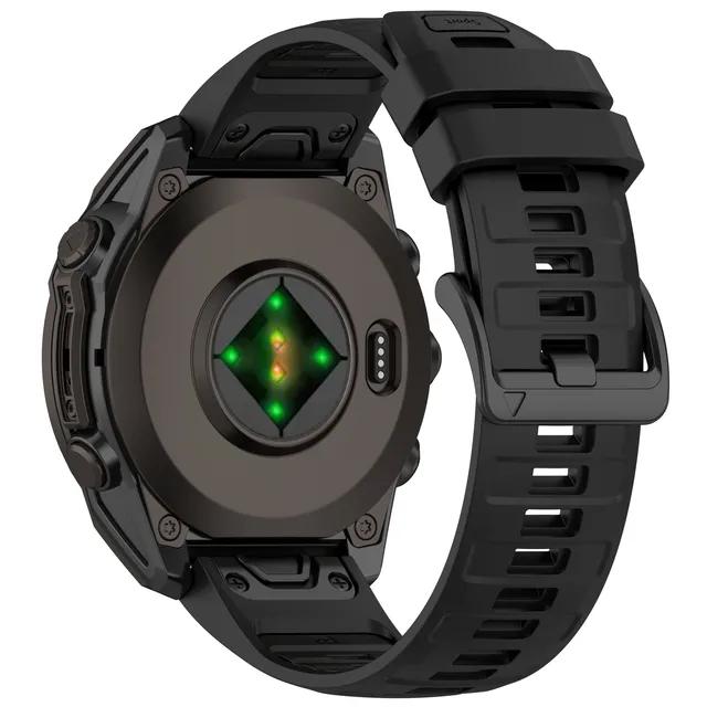 26 мм 22 мм 20 мм Силиконовый ремешок для Garmin Fenix 8 51 мм 47 мм Quick Fit Официальный браслет Ремешок для запястья Fenix 7X 6X 5X Pro Enduro3