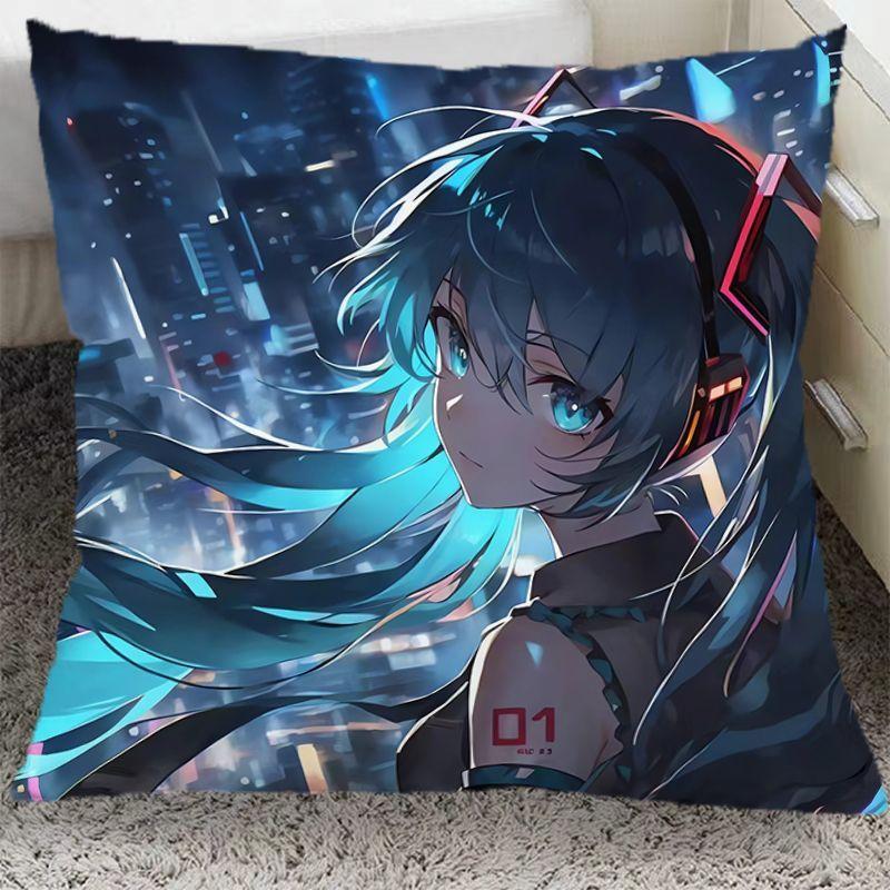 Периферия Hatsune Miku Двумерная подушка Общежитие Анимация Подушка для спальни Подушка для дивана в гостиной Подарок на день рождения