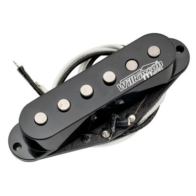 Звукосниматель Wilkinson Vintage Tone Alnico 5 Staggered Single для электрогитары Черный гриф в стиле Strat,