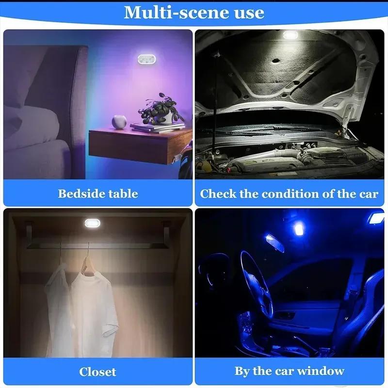 For Land Rover Range Rover USB Charging Touch Night Trunk Light LED Car Interior Reading Light Car Roof Dome Lamp Rechargeable