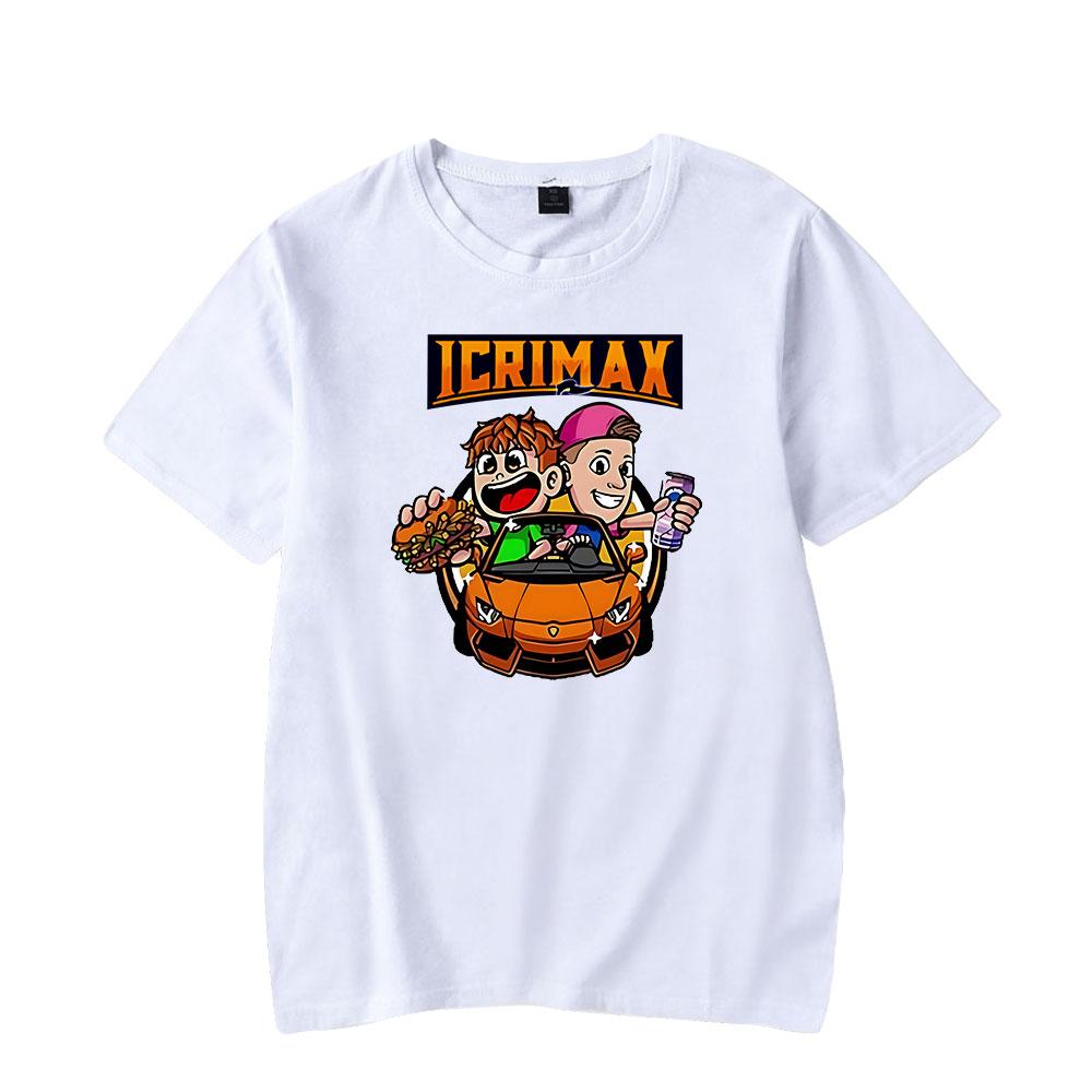 Высококачественная женская и мужская футболка с принтом Icrimax, летняя повседневная женская и мужская одежда, модные футболки
