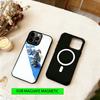 Монохромная масляная живопись Чехол для телефона для iPhone17,16,15,14,13,12,11 Plus,Pro Магнитный с Magsafe Беспроводная зарядка