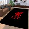 Black and Red LFC carpet Designed floor mat, suitable as a non-slip mat for the living room or bedroom sofa