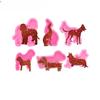 Glossy Pug  Corgi Dog Silicone Mold Art Diy Dogs Resin Mold Keychain Crafts with Epoxy Fondant Chocolate Cake Molds
