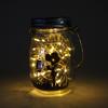 Solar Mason Jar Lights DIY Frosted Bottle Lamp Outdoor Lantern LED Waterproof Fairytale Firefly Jar String Light Courtyard Decor