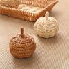 Straw Woven Straw Pumpkin Balls Artificial Halloween Decoration Christmas Tree Pendant  Tabletop