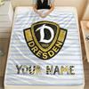 Custom Name Dynamo Dresden Flannel Blanket, High quality Comfortable for All Seasons, Home Decor, Warmth and Comfort