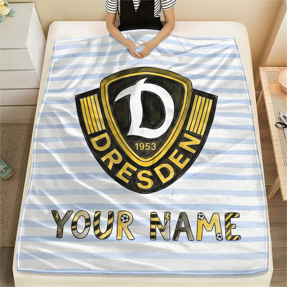 Custom Name Dynamo Dresden Flannel Blanket, High quality Comfortable for All Seasons, Home Decor, Warmth and Comfort