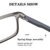 Multifocal Simple Sports Reading Glasses Presbyopic Eyewear Ultra Light Glasses Anti-Blue Light