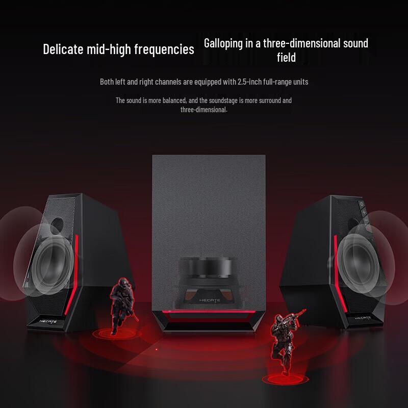 Edifier HECATE G1500max 2.1 Игровая акустическая система Штепсель CN (адаптер в комплекте)