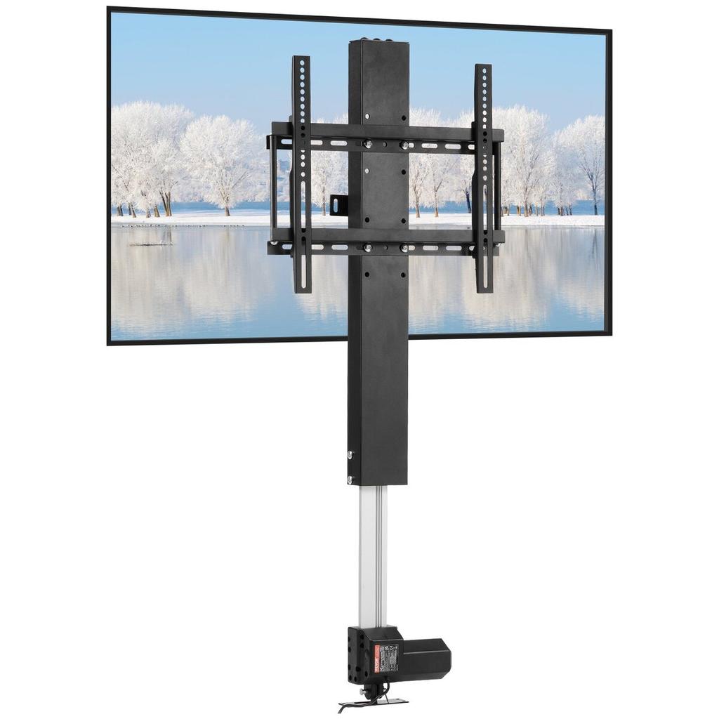 Motorized TV Lift Stroke Length 28 Inches Motorized TV Mount Fit for 26-57 Inch TV Lift with Remote Control Height Adjustable 28 Inch Load Capacity