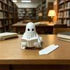 Fun Bookmarks for Kids Ghost Reading Book Bookmark, 3D Printed Halloween Page Marker, Spooky Bookish Presents Lightweight PLA Clip Students And Office