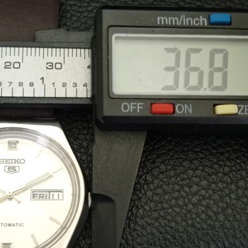 Seiko 5 AUTOMATIC JAPAN 6309A MENS VINTAGE SILVER COLOR DIAL WATCH A701377-5 R206a-a701377