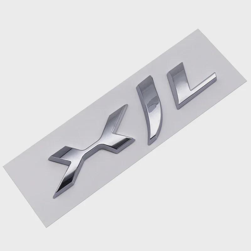 Наклейка на задний багажник автомобиля из АБС-пластика, боковая эмблема, декоративная наклейка для XEL XFL XJL XE XF XJ, автомобильная эмблема, наклейка, внешние аксессуары
