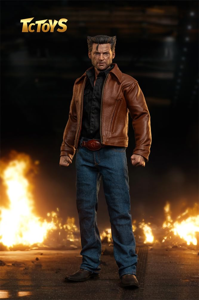 1:6 Kongo Wolf Logan Male 12-inch Action Doll Body Toy Head Hand Towel