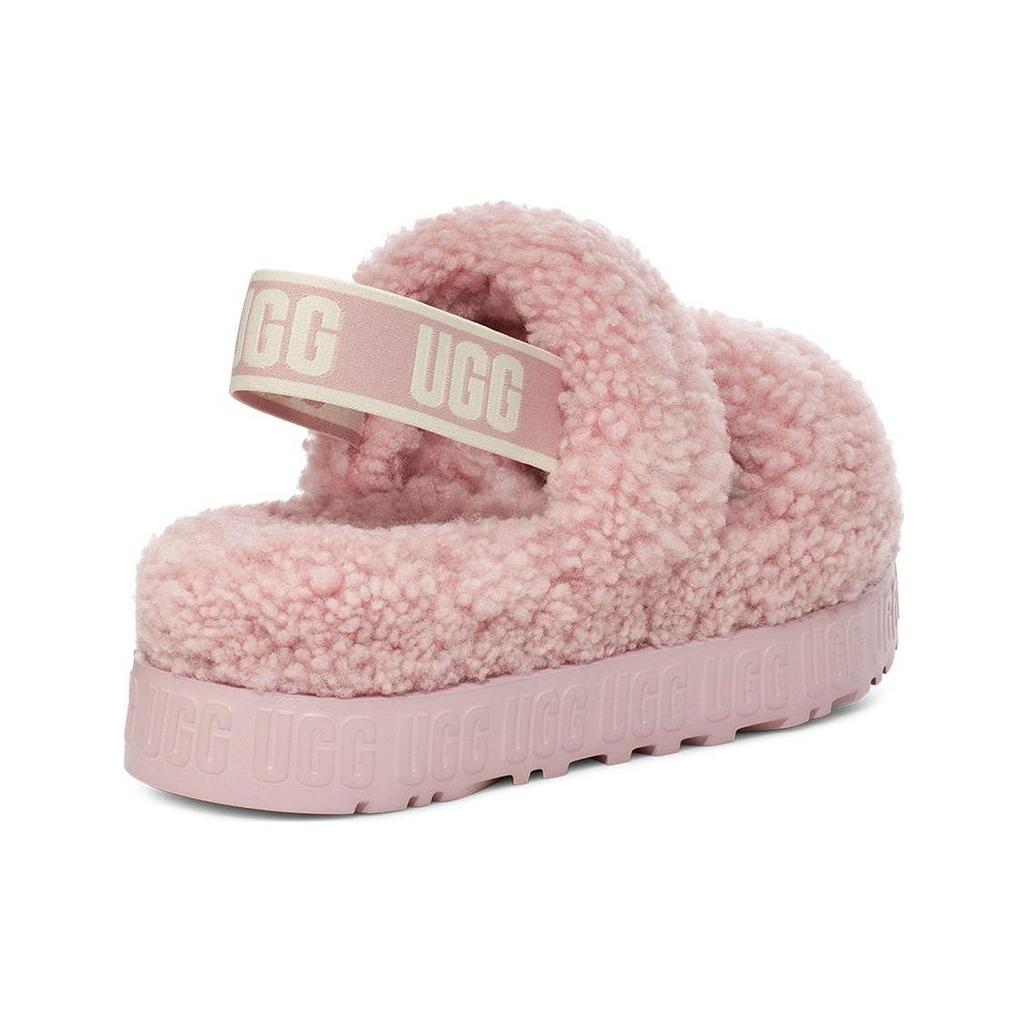 UGG Oh Fluffita Sheepskin Slide Sandals Women Sandals Rose-Gray 1120876-RSGRY