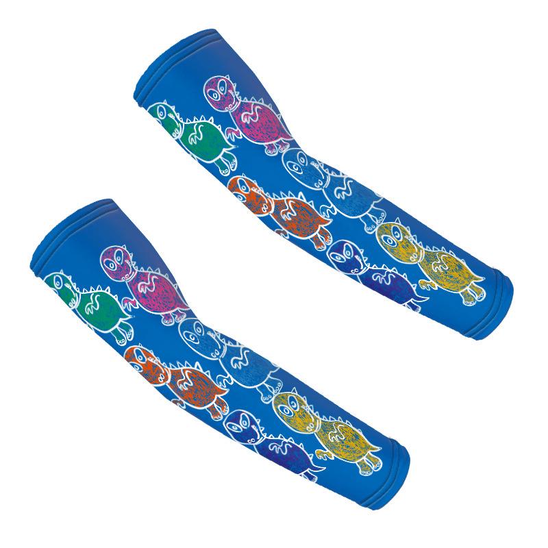 Unisex Kids Summer Sun Protection Arm Sleeves - Cute Spiderman, Iron Man, Batman Design for Outdoor Play