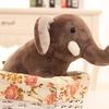 25 см милый слон животное плюшевая кукла детская игрушка домашний диван-кровать украшение