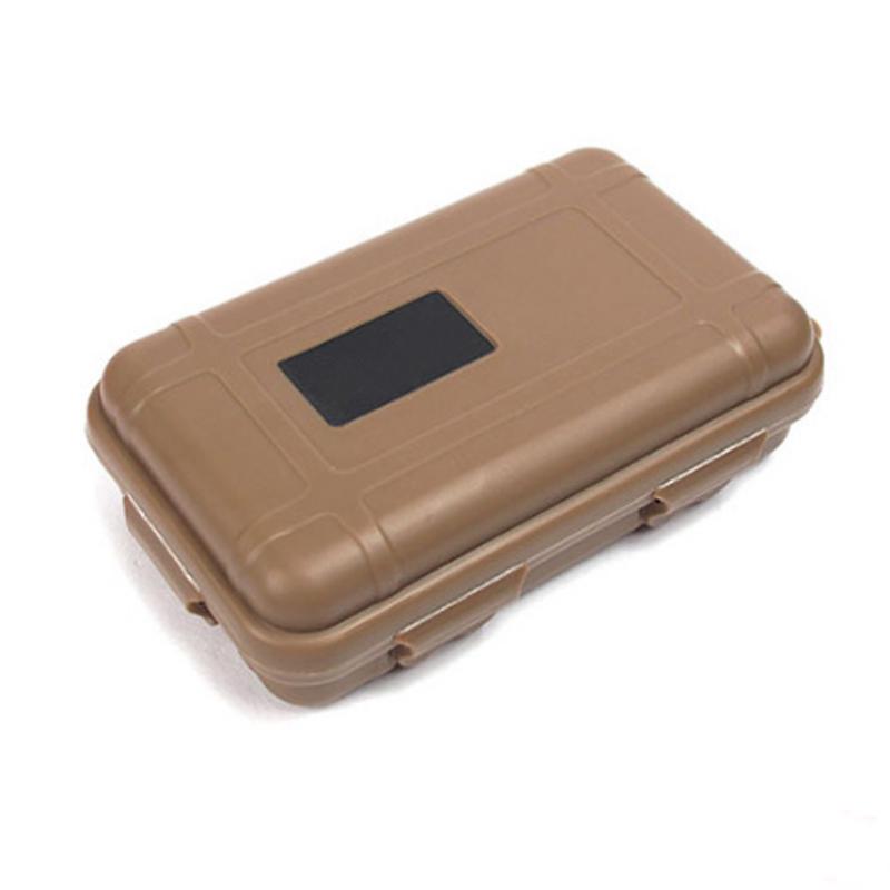Универсальные ударопрочные водонепроницаемые коробки для выживания, герметичный кейс-держатель для хранения спичек, EDC, для путешествий, герметичные контейнеры для улицы