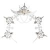 Sun Goddesses Hair Hoop Bridal Wedding Headwear Elegant Delicate Hair Band for Women and Girls