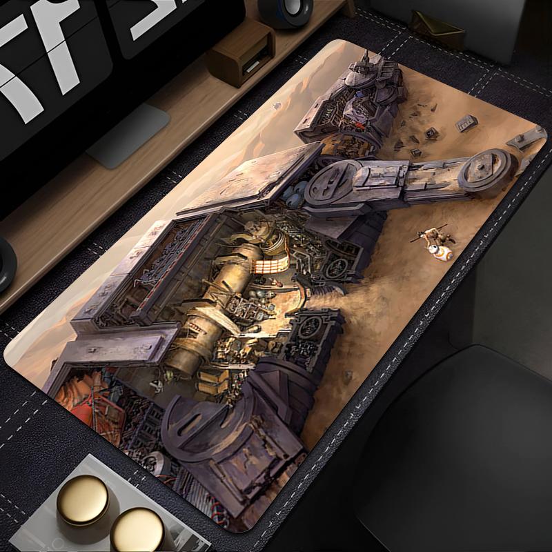 Anime Star Wars Rey Skywalker Mousepad HD Printing Computer Gamer Nonslip PersonalityFilled Mouse Pad Keyboard Pad Desk Mat