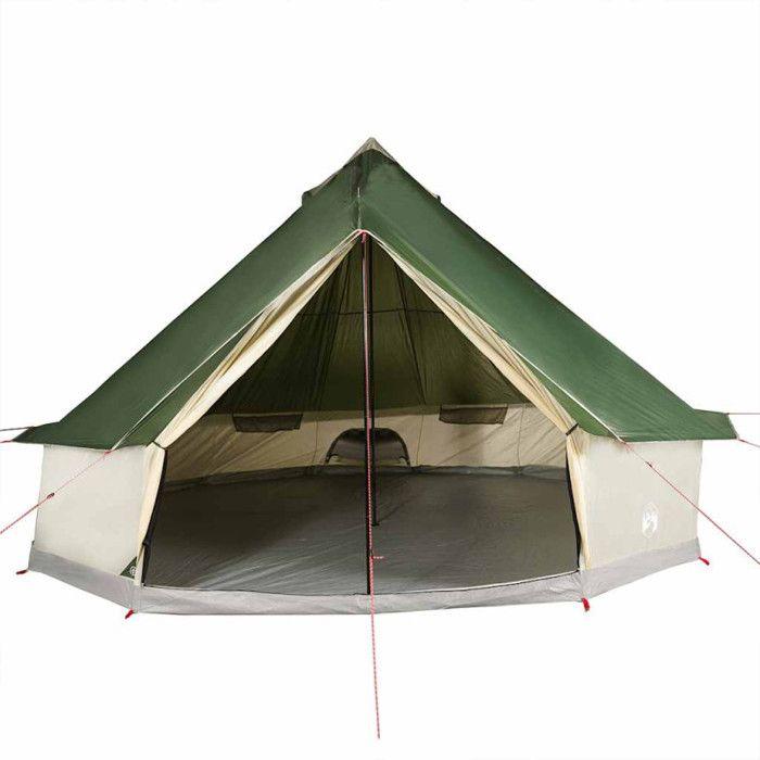 Tente familiale tipi 6 personnes vert imperméable