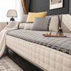 New Autumn and Winter Velvet Sofa Cushion Simple and Non Slip Plush Leather Sofa Cover Modern Corduroy Backrest Towel Cover Fabric